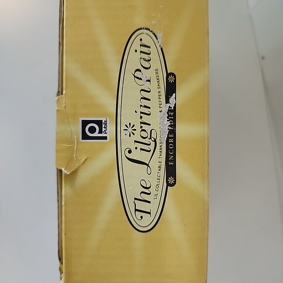 The Lilgrim Pair Salt & Pepper Shakers Publix Thanksgiving Premiere Edition 2005 - Picture 7 of 16